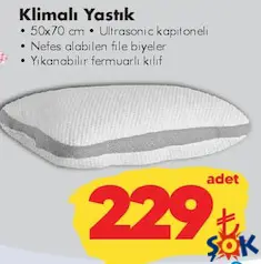 KLİMALI YASTIK 50X70 CM indirimli fiyat KLİMALI YASTIK 50X70 CM fiyat ve kampanya bilgisi
